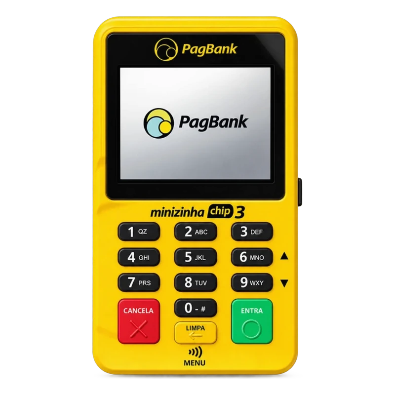 Maquininha PagBank Minizinha Chip 3